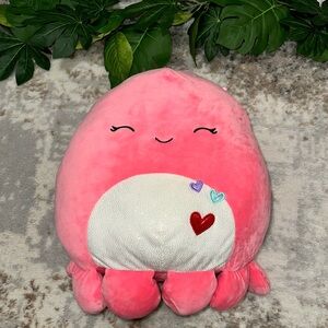 Squishmallow Official Kellytoy Valentines Squad Octopus
